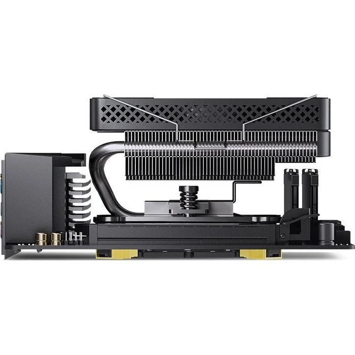 Jonsbo HP600 Low-Profile CPU Cooler 120mm Black - Supports AM4/AM5/1200/115x/1700