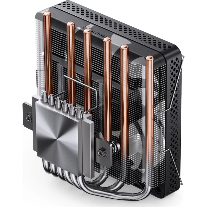 Jonsbo HP600 Low-Profile CPU Cooler 120mm Black - Supports AM4/AM5/1200/115x/1700