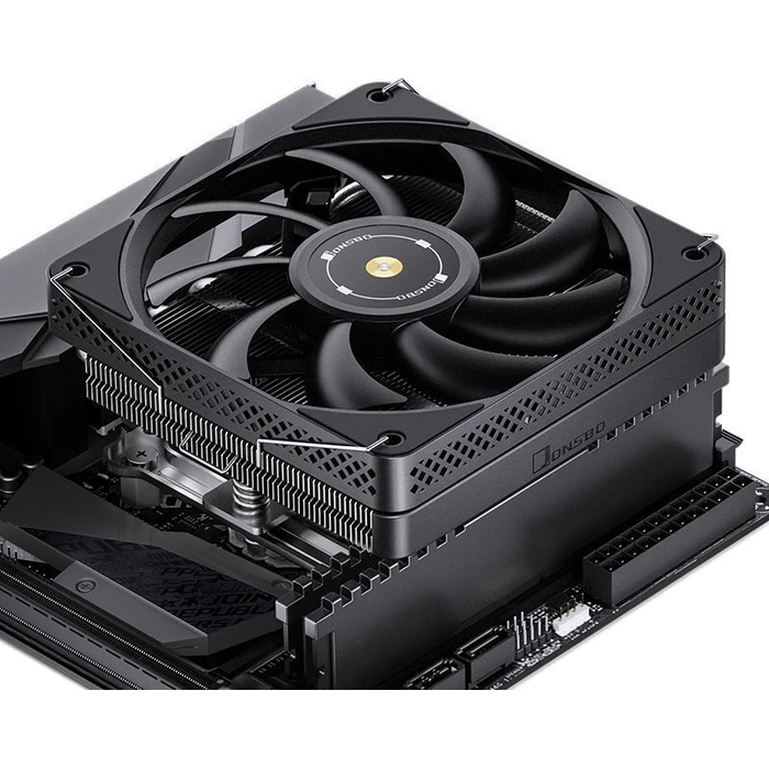 Jonsbo HP600 Low-Profile CPU Cooler 120mm Black - Supports AM4/AM5/1200/115x/1700
