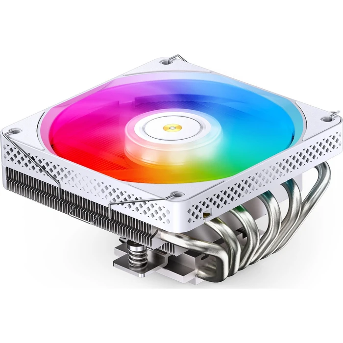 Jonsbo HP600 Low Profile CPU Cooler, 120mm - White, ARGB