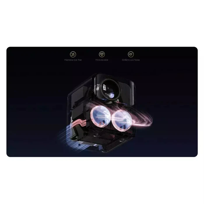 WANBO MOZART 1 PRO New Blue Projector — 1200 ANSI Lumens, Full HD 1080p, Google TV