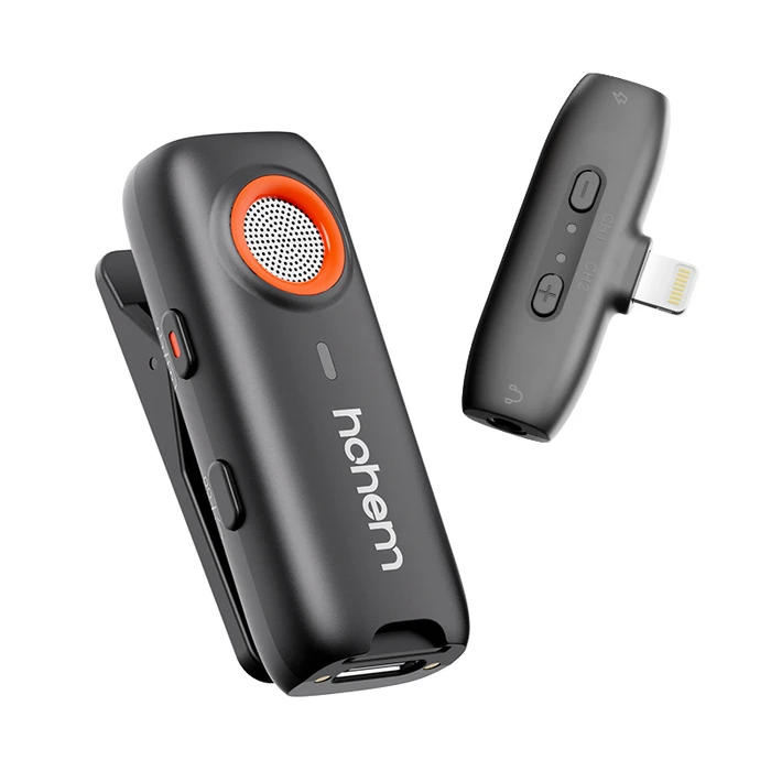 Hohem MIC-01 Type-C Ασύρματο Δυναμικό Μικρόφωνο Πέτου, Clip-On για Φωνητικά