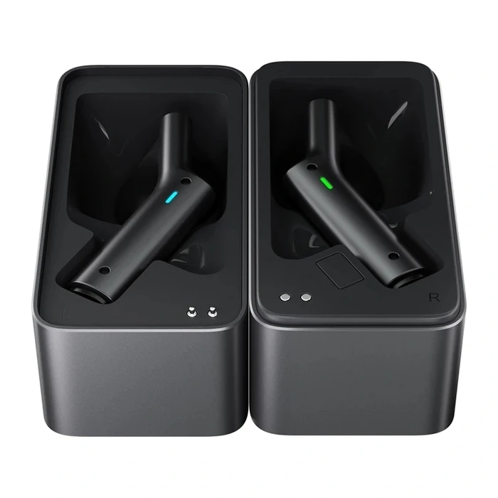Timekettle W4 Plus In-ear Bluetooth Handsfree Ακουστικά με Θήκη Φόρτισης Μαύρα