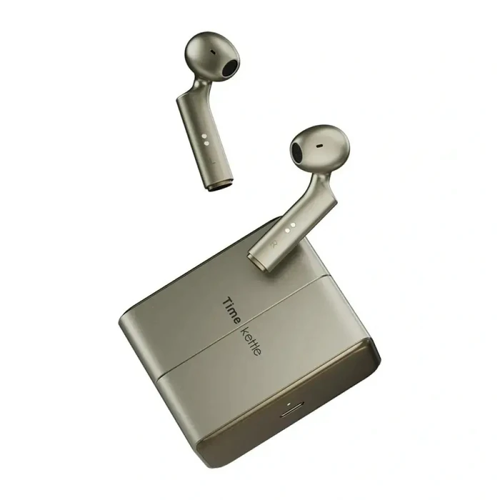 Timekettle W4 Plus In-ear Bluetooth Handsfree Ακουστικά με Θήκη Φόρτισης - Χρυσά