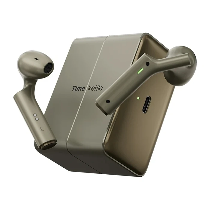 Timekettle W4 Plus In-ear Bluetooth Handsfree Ακουστικά με Θήκη Φόρτισης - Χρυσά