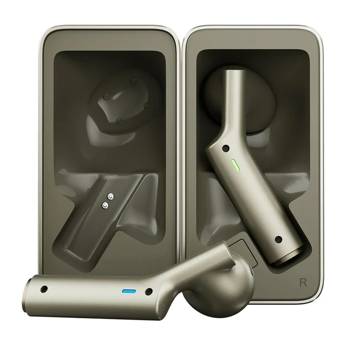 Timekettle W4 Plus In-ear Bluetooth Handsfree Ακουστικά με Θήκη Φόρτισης - Χρυσά