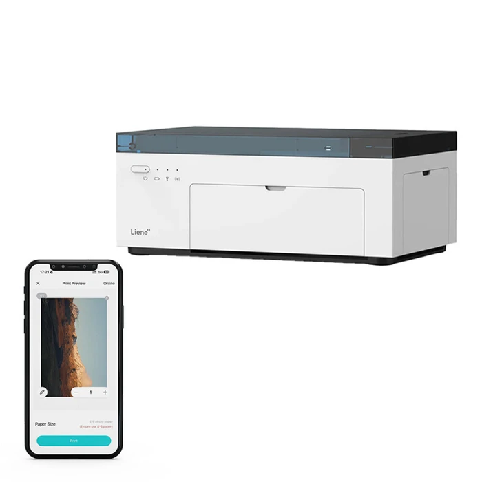 Liene Amber M200 Θερμικός Εκτυπωτής Φωτογραφιών WiFi 4x6"