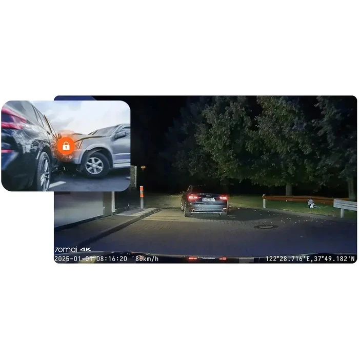 70mai Dash Cam M800 4K Set with Rear Camera