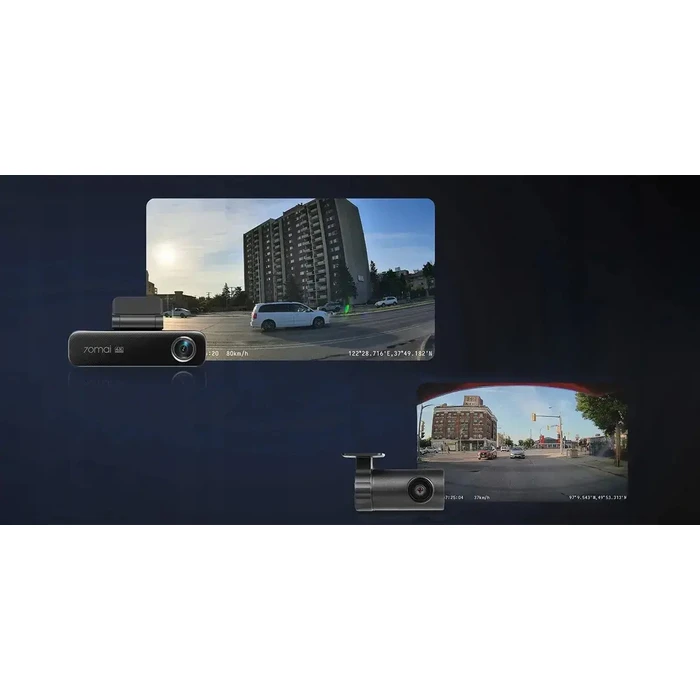 70mai Dash Cam M800 4K Set with Rear Camera