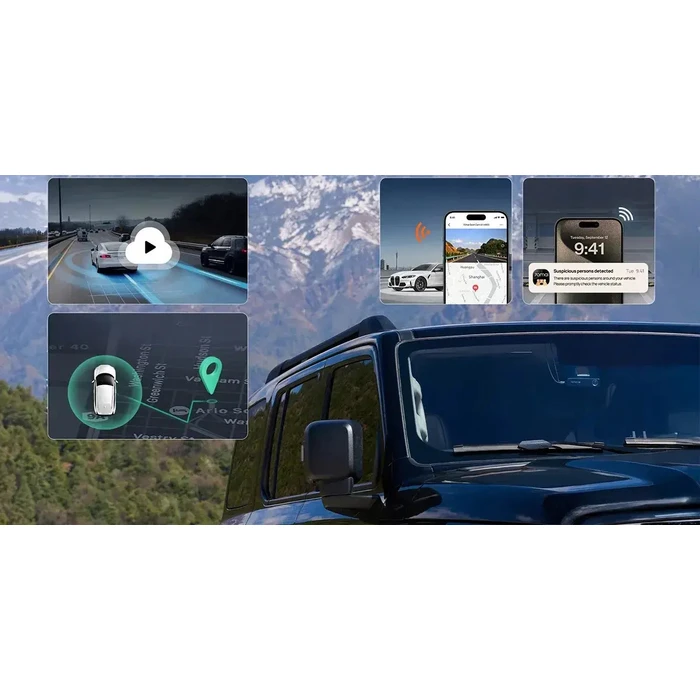 70mai Dash Cam M800 4K Set with Rear Camera