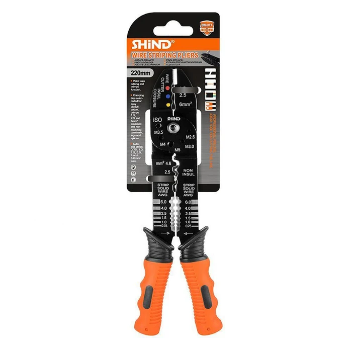 Shind Wire Stripper and Crimper 220mm