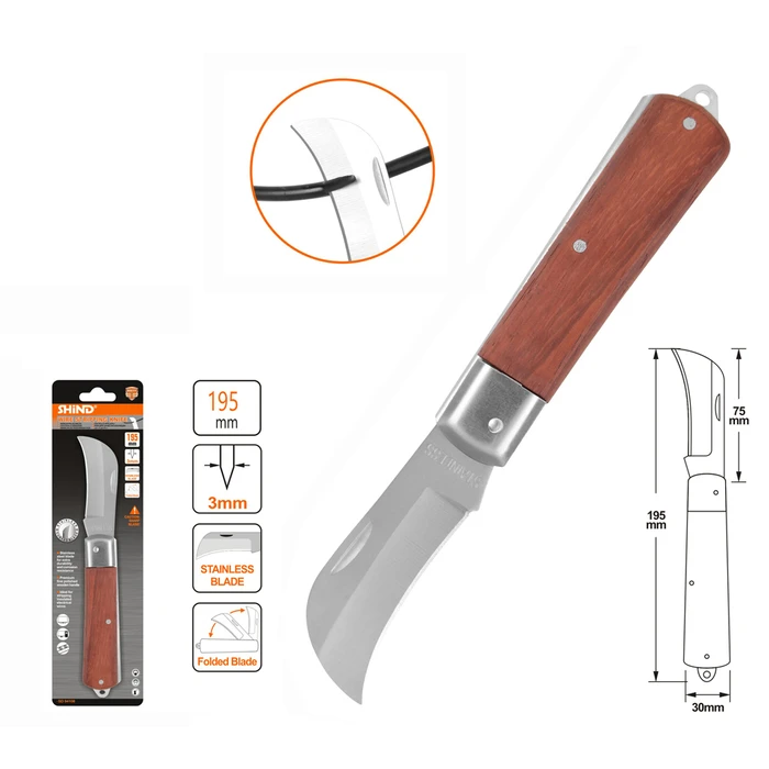 SHIND Electrician Knife Curved 195 mm SHI94108