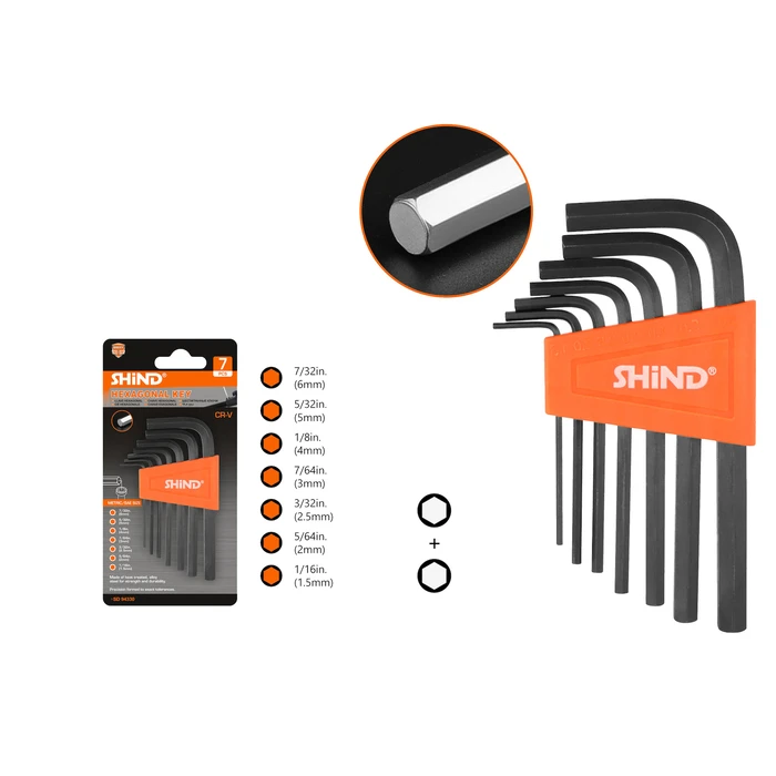 Hand Tools Shind Allen Key Set 1.5-6mm