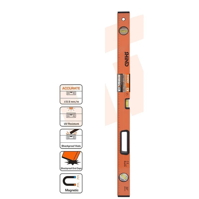 Shind Aluminum Folding Ruler With Eyes 80 cm
