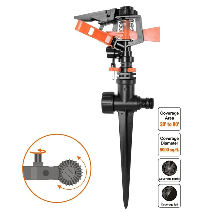 Shind Adjustable Pulse Sprinkler 1500 m² SHI 37663