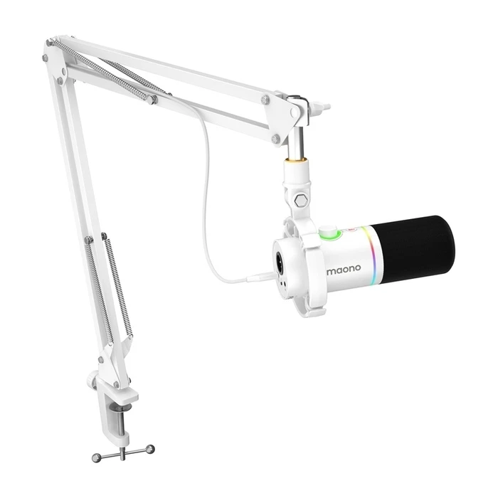 Maono PD200XS Δυναμικό Μικρόφωνο Shock Mounted για Studio - Λευκό
