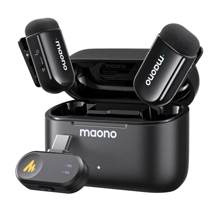 Maono WM622 PC2 Σετ Ασύρματο Μικρόφωνο Πέτου (Clip-On)