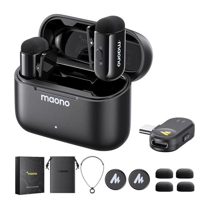 Maono WM622 PC2 Σετ Ασύρματο Μικρόφωνο Πέτου (Clip-On)