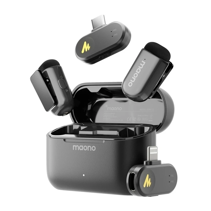 Maono WM622 PBC2 Σετ Ασύρματο Μικρόφωνο Πέτου, Clip On Δημοσιογραφικό