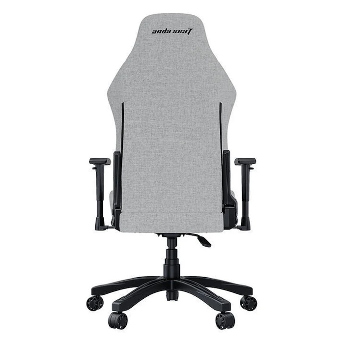 Anda Seat LUNA PRO Υφασμάτινη Καρέκλα Gaming Γκρι με Ρυθμιζόμενα Μπράτσα και Υποπόδιο