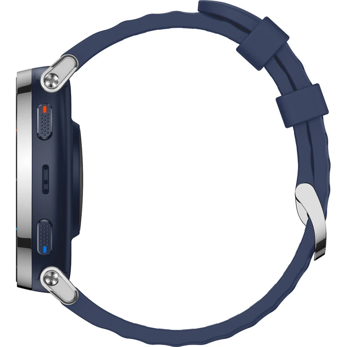 Amazfit Active 3 Premium Stainless Steel 45mm Αδιάβροχο Smartwatch με SIM και Παλμογράφο (Μπλε)