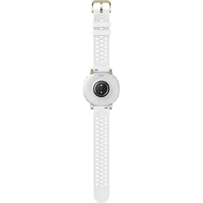Amazfit Active 3 Premium 45mm Ανοξείδωτο Ατσάλι (Aero White) - Smartwatch με SIM & Παλμογράφο