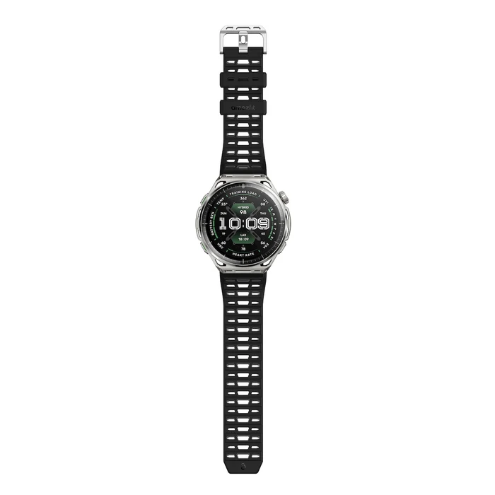 Amazfit Balance 3 Stainless Steel 51mm Αδιάβροχο Smartwatch με Παλμογράφο (Ασημί)