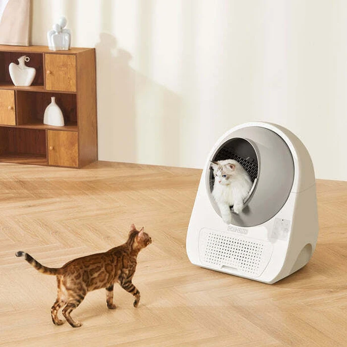 Catlink Scooper Pro Ultra Self-Cleaning Cat Litter Box White 58.6 x 60 x 71 cm