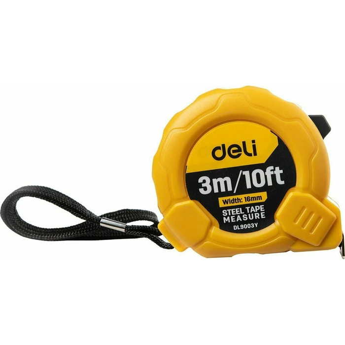 Measuring Tape Deli 3m 10ft 16mm Yellow