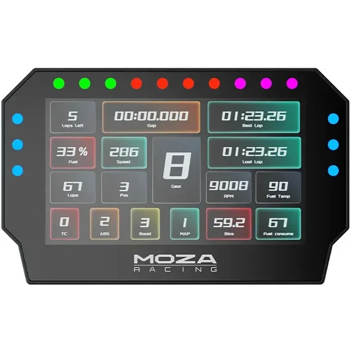 Moza Racing CM2 Racing Dash RS072 - Πίνακας ελέγχου αγώνων (Μαύρο)