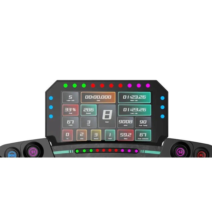 Moza Racing CM2 Racing Dash RS072 - Πίνακας ελέγχου αγώνων (Μαύρο)