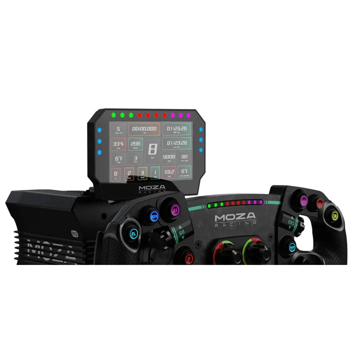 Moza Racing CM2 Racing Dash RS072 - Πίνακας ελέγχου αγώνων (Μαύρο)