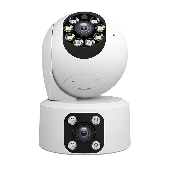 SRIHOME Surveillance Camera Dual Lens Panoramic PTZ 4MP HD