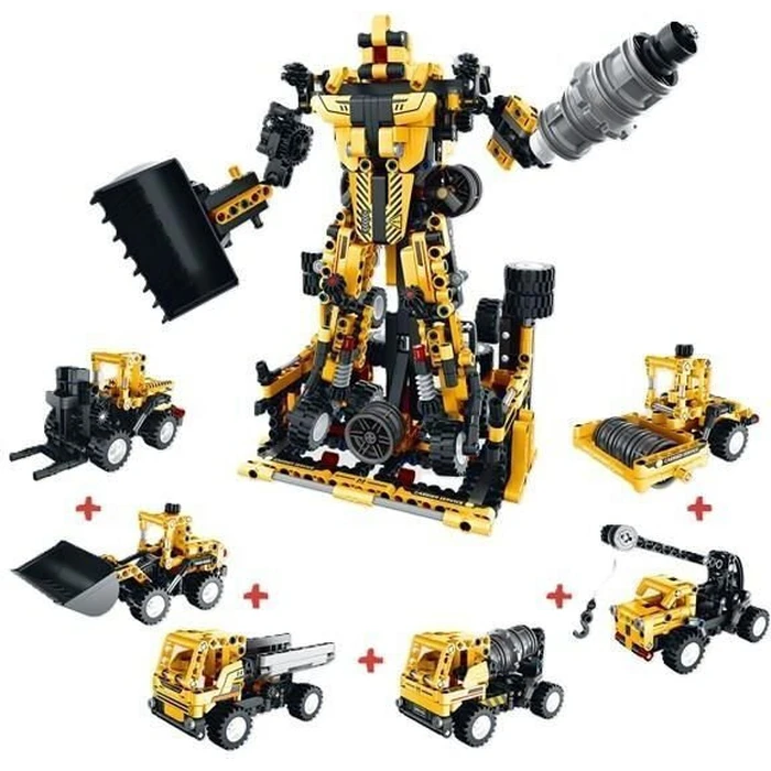 IM MASTER Παιχνίδι Κατασκευών - Γερανός - 122 τεμάχια (Blocks 6865)