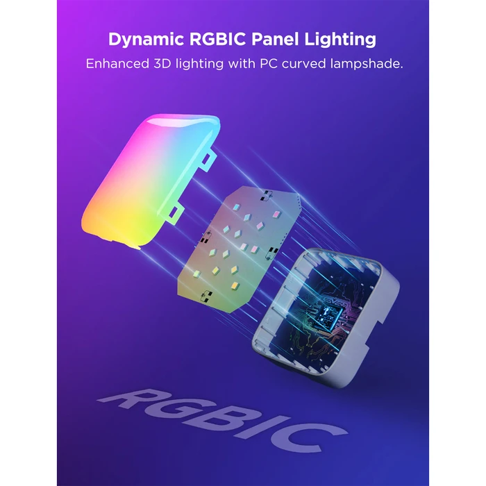 Govee Smart Διακοσμητικό Φωτιστικό Mini Panel LED RGBIC 10τμχ H8069