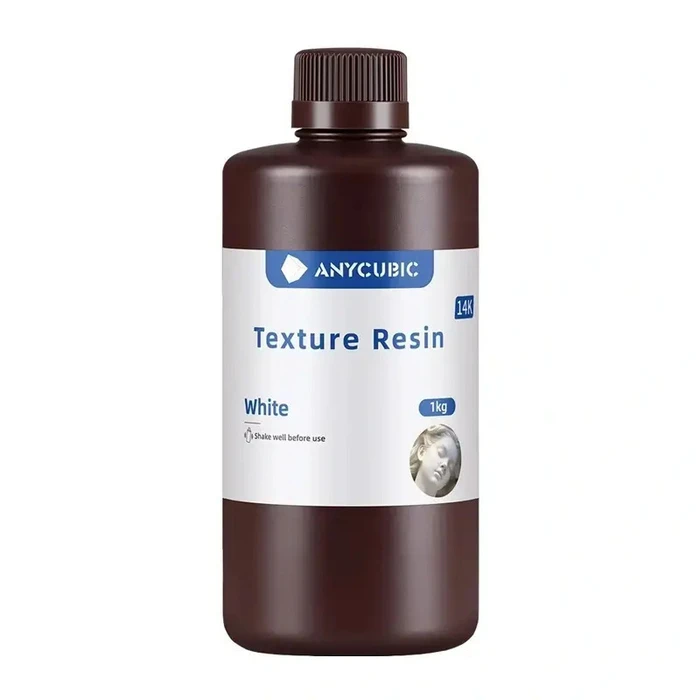 Anycubic Texture Resin για 3D Printer Λευκό (SZGWH-10-IPO-01)