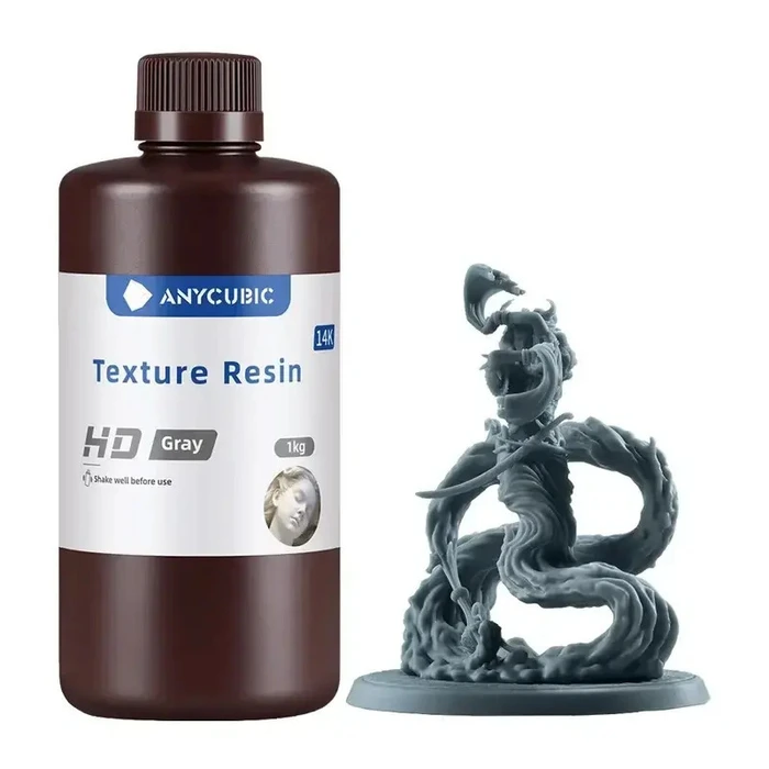 Anycubic Texture Resin HD Gray 1kg (SZGHG-10-IPO-01)