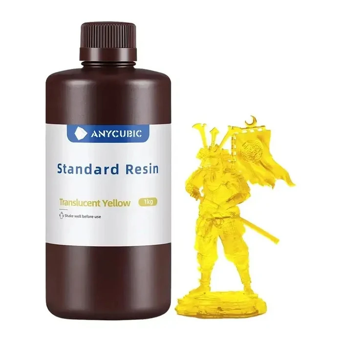 Anycubic Ρητίνη Standard για 3D Εκτυπωτή - Κίτρινο (SPTTY-10-IPO-01)