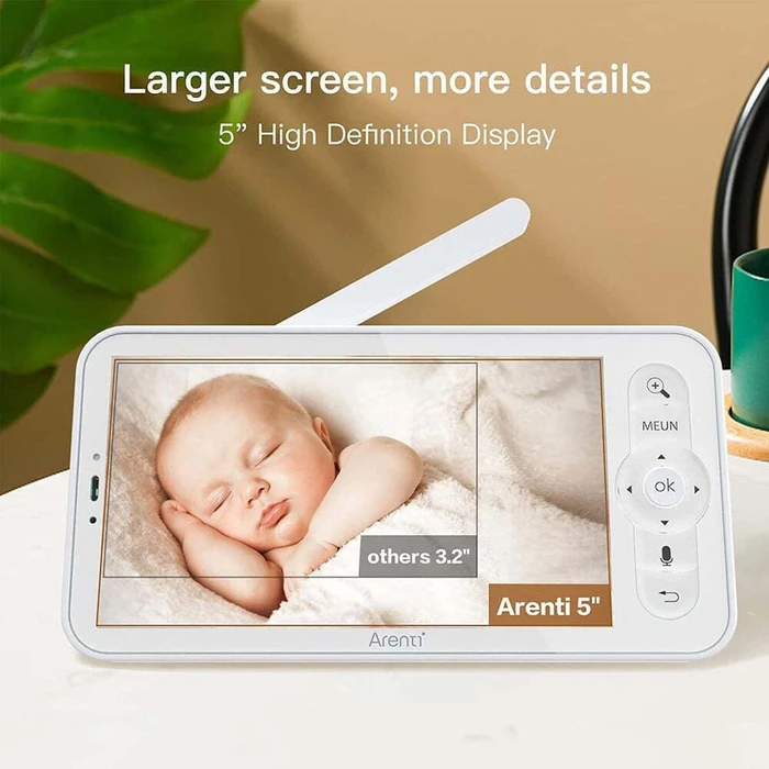 Arenti Baby Monitor Kit 2 Καμερών με Οθόνη LCD