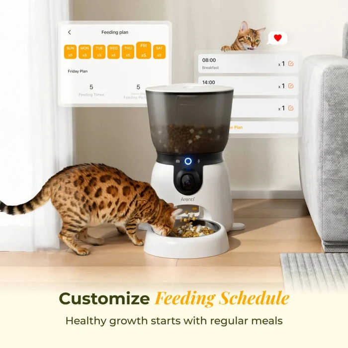 Arenti Pet Feeder2 Kit με Ενσωματωμένη Κάμερα 3MP & Smart Water Fountain (MS251220001) (AREMS251220001)