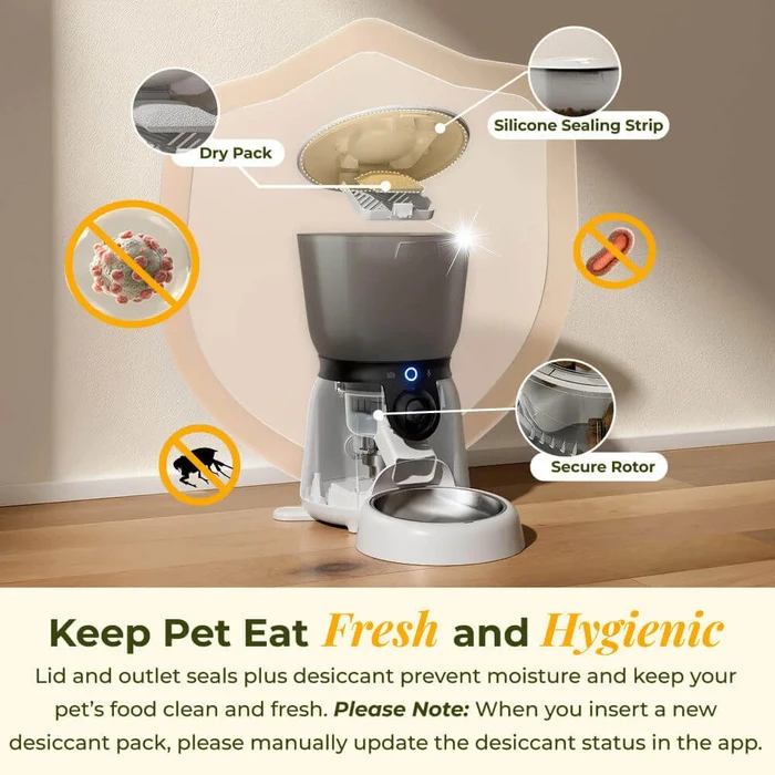 Arenti Pet Feeder2 Kit με Ενσωματωμένη Κάμερα 3MP & Smart Water Fountain (MS251220001) (AREMS251220001)