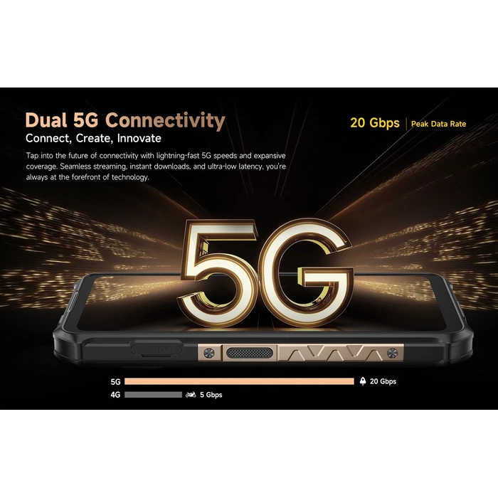 Ulefone Armor X16 Pro 5G Dual SIM (8/256GB) Ανθεκτικό Smartphone Wasteland Shadow