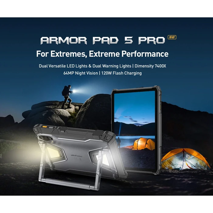 Ulefone Armor Pad 5 Pro 5G 11" 12GB/512GB Μαύρο