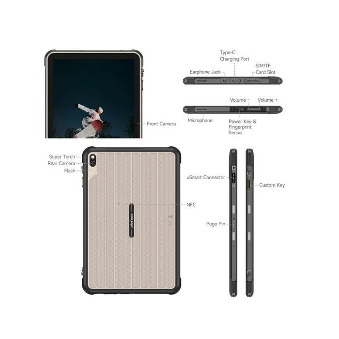 Ulefone RugKing Pad Pro 8GB/128GB 4G 8.68" Gray NFC