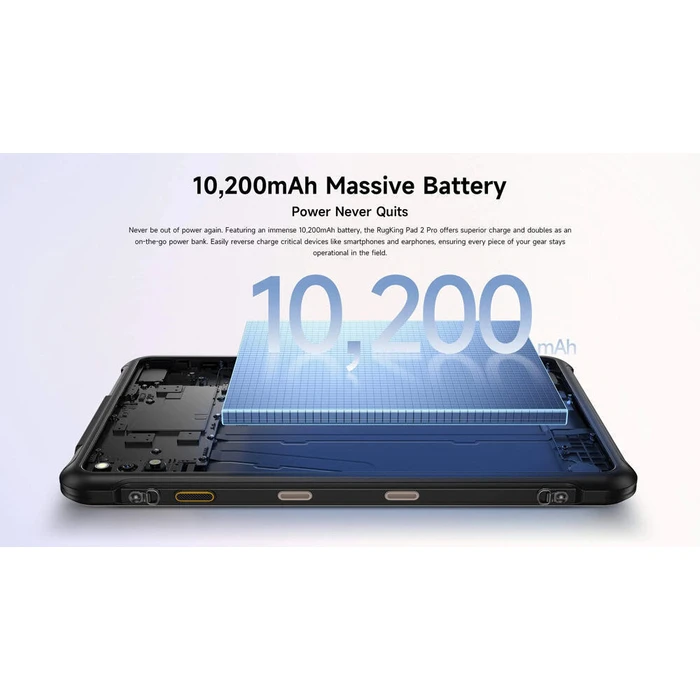 Ulefone RugKing Pad 2 Pro 8GB/256GB 4G 10.1 ιντσών Μαύρο