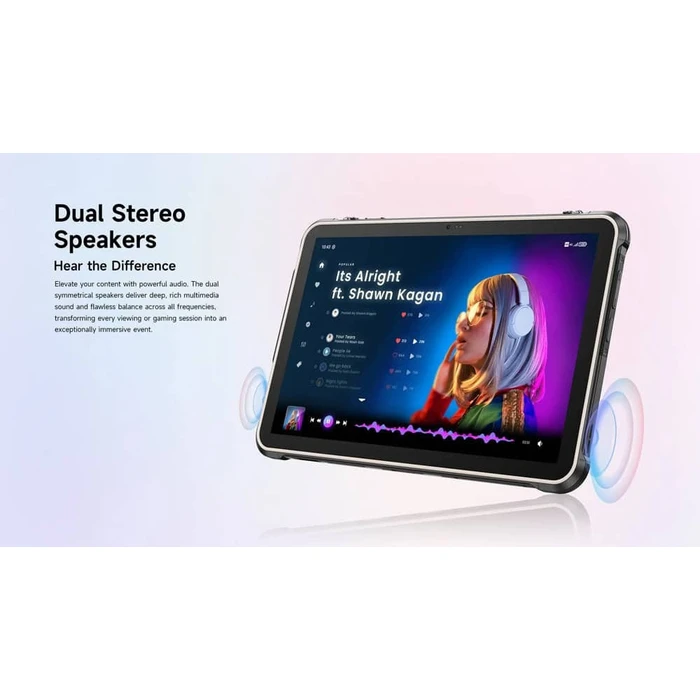 Ulefone RugKing Pad 2 Pro 8GB/256GB 4G 10.1 ιντσών Μαύρο