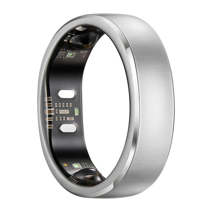 RingConn Smart Ring Gen3 - Βουρτσισμένο Ασημί, Μέγεθος 8