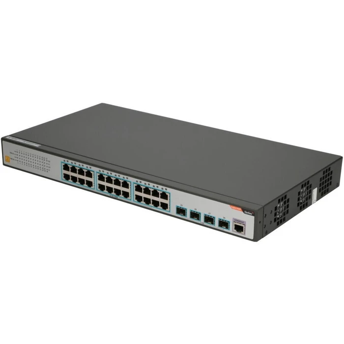 Fiberhome S4820-28T-X-AC Managed L2/L3 Switch — 24 x Gigabit Ethernet (1Gbps) ports + 4 x SFP+, 1U Rackmount, AC PSU