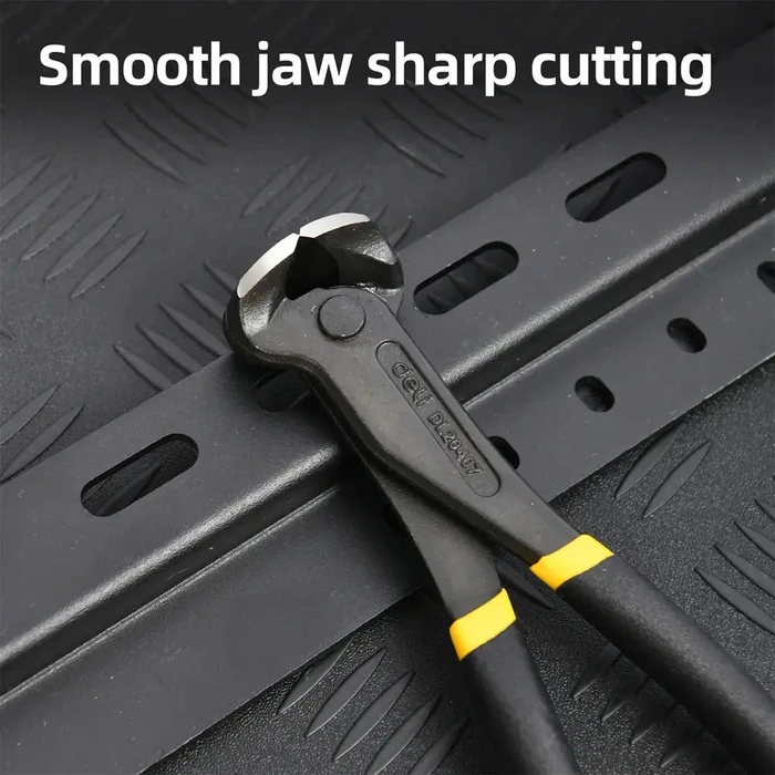 DELI End Cutter 180mm with Non Slip Coated Handle Black