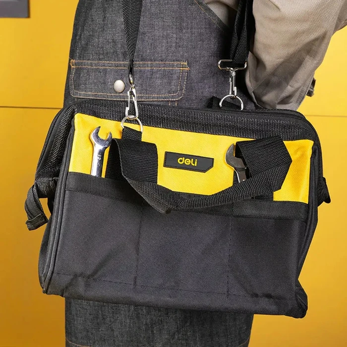 Deli Tool Bag 13 Inches Yellow Black